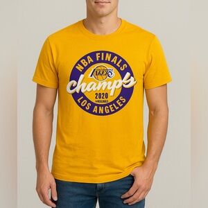LOS ANGELES LAKERS MEN'S ZONE LACES T-SHIRT